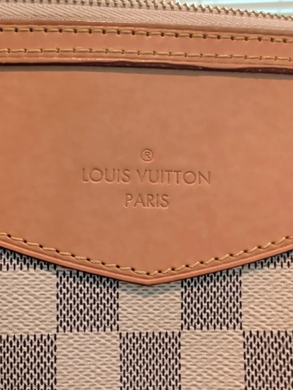 Louis Vuitton Damier Azur Canvas Crossbody Bag - Blue & Cream
